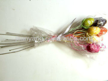 plastic twig cutting painting egg