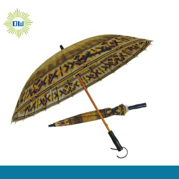 Wooden Shaft Straight Umbrella