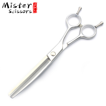 7,0 Zoll Haustier Hund Katze Curved Thinning Cutting Right Scissors