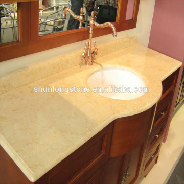 Sunny cream marble vanity top,Sunny marble bathroom top