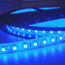 Blue 120leds single row led strip lights