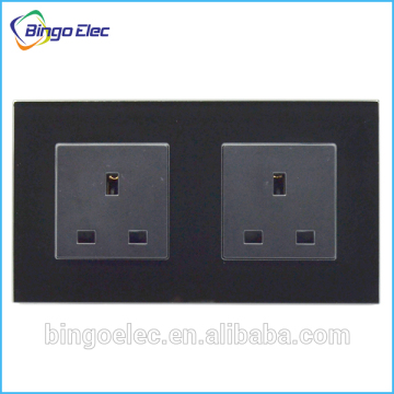 double uk 13A socket,6pin socket