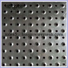 dimpled hole perforated metal /crocodile hole antiskid grating