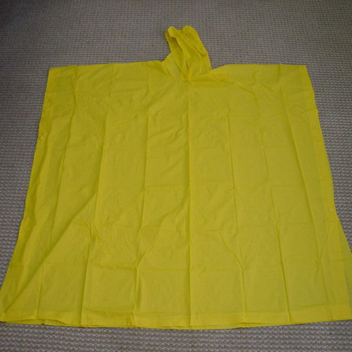 الطوارئ ماء PVC المعطف المطر مع غطاء محرك السيارة