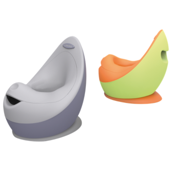 A5018 Forma más nueva de la nave espacial Baby Potty Trainer