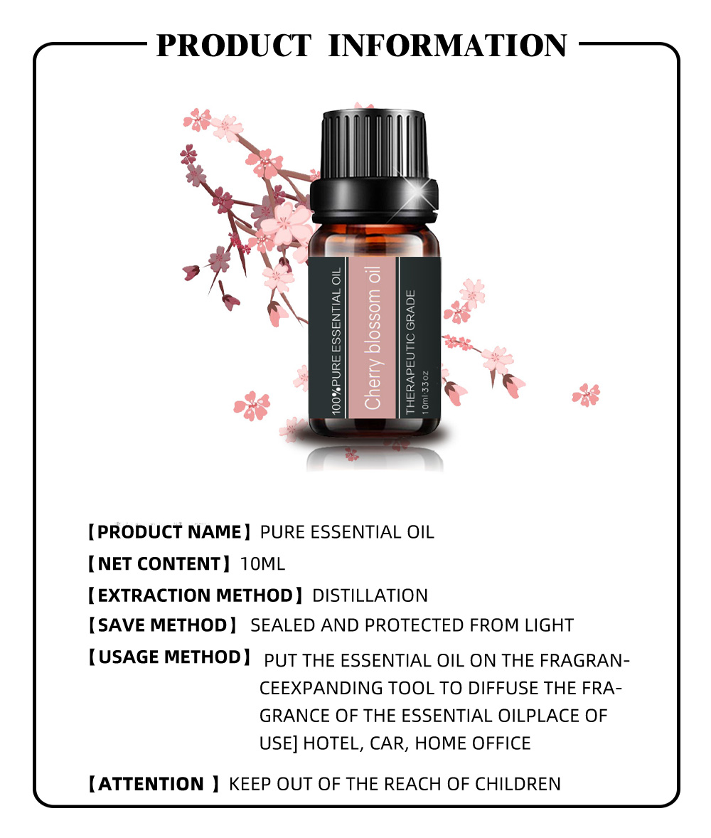  10ml Cherry Cuticle Oil Cherry Blossom Essential Oil