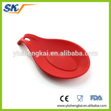 new design silicone spoon stand with BPA free