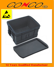 antistatic box with lid conductive pp boxes