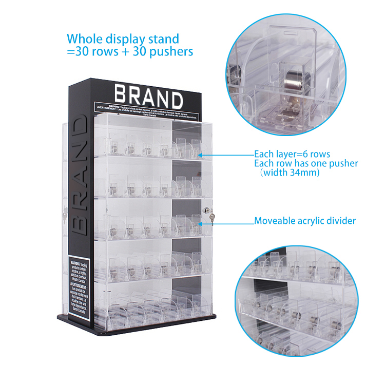 acrylic display cases with lock