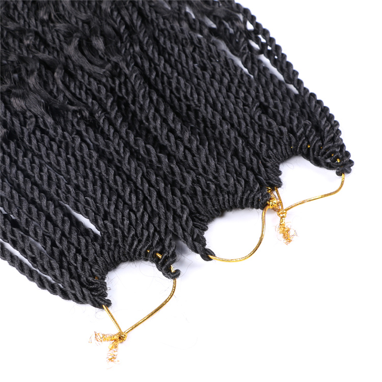 River Senegal Twists Braids Crochet Senegalese Hair Braids Curly Messy River Braids Wholesale