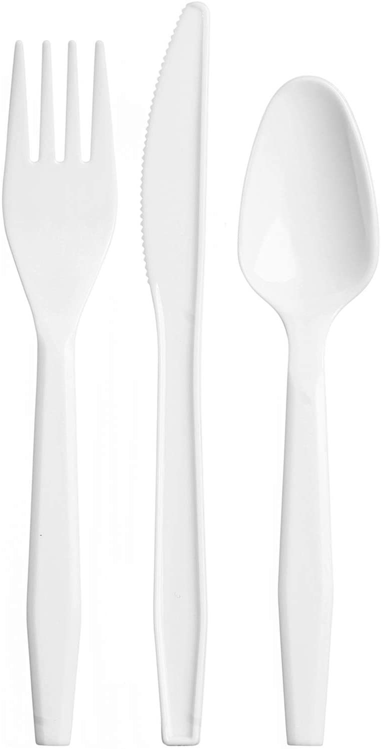 Disposable Biodegradable Knife Plastic Cutlery Set with Napkin