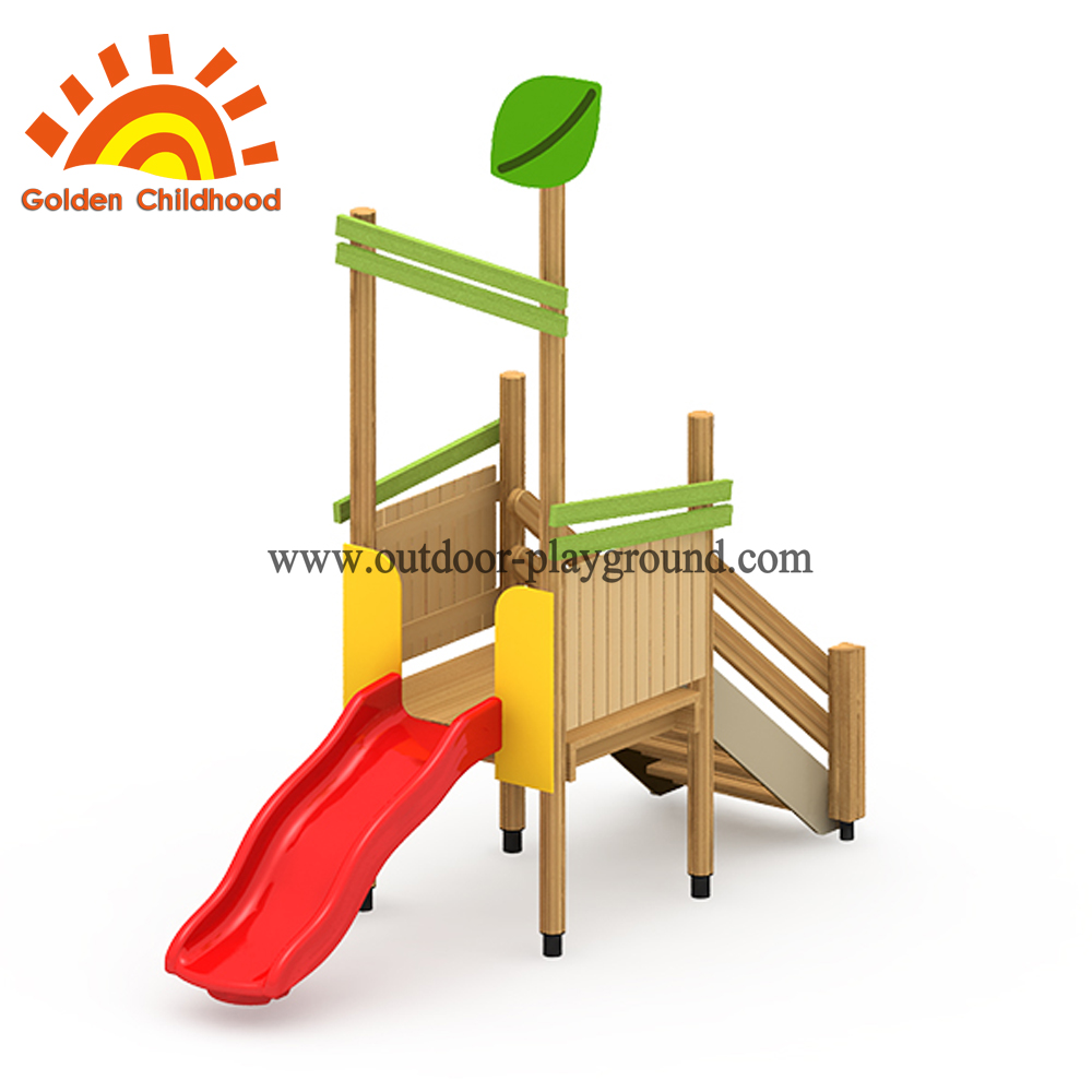 wooden slide for kids