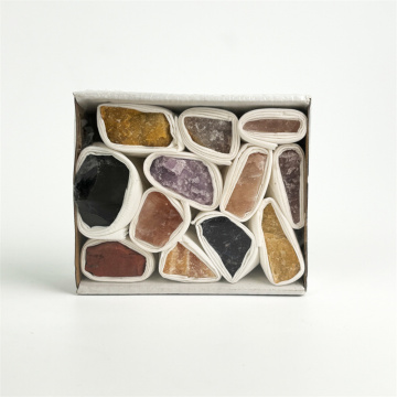 Wholesale Natural Stone Crystal Gift Box: Reiki Rough Specimen Stone Raw Stone Box
