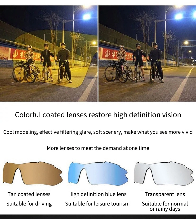 Driving Fishing Goggles Outdoor Protective Riding Clear Sunglasses HD Polarizer Trend Sunglasses