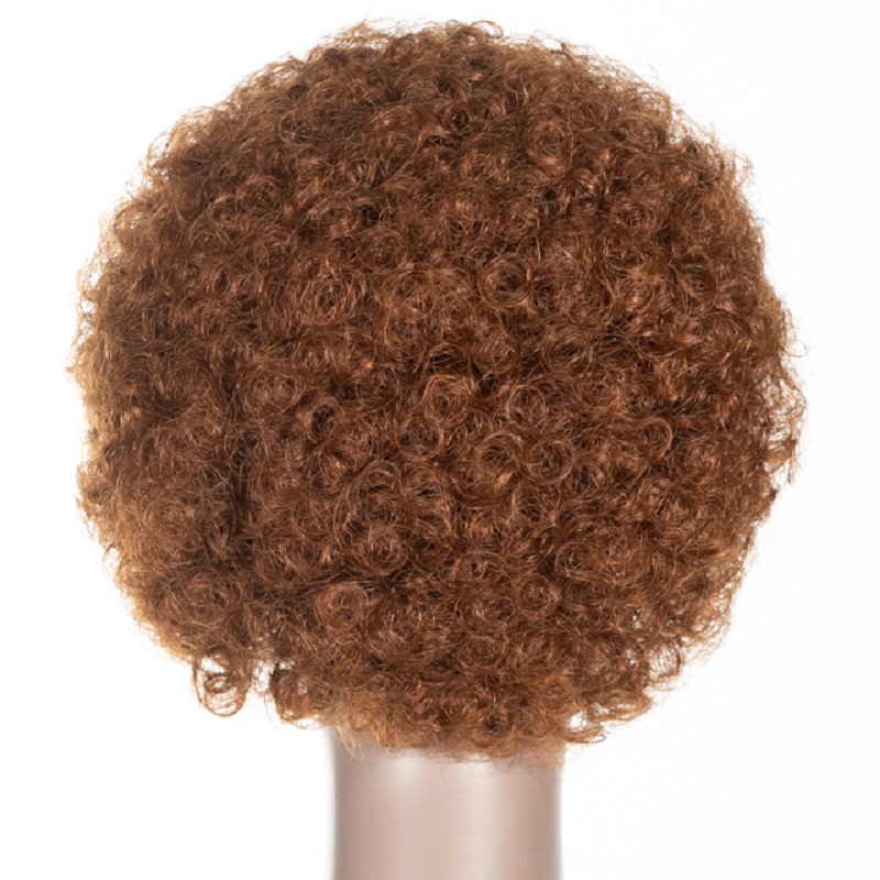 Cheap Wholesale 100% Real Human Hair  Deep Curly  Afro-B Machine Made wig