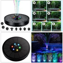 Eco-Friendly Solar-Powered Garden Fountain Pump