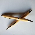 Curved Bamboo Material Mest populära Ball Pen