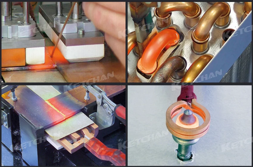 portable induction brazing machine application 1 jpg KETCHAN Induction Portable Induction Brazing Machine