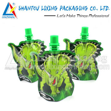 LIXING PACKAGING energy drink spout pouch, energy drink spout bag, energy drink pouch with spout, energy drink bag with spout