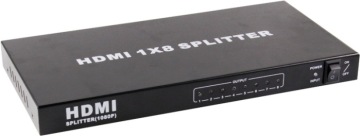 1080P HDCP HDMI Splitter 1 x 8