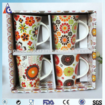 Promotional ceramic coffee cup set