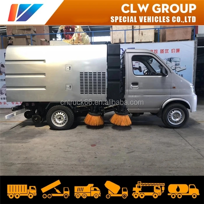 中国小型 4X2 长安道路清扫车真空除尘车 3m3 汽油清扫车