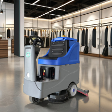 Large Scale Ride-on Floor Cleaning Machine for Airports, Supermarkets, and Factories