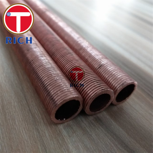 Copper Low Fin Tube untuk Penukar Panas Boiler