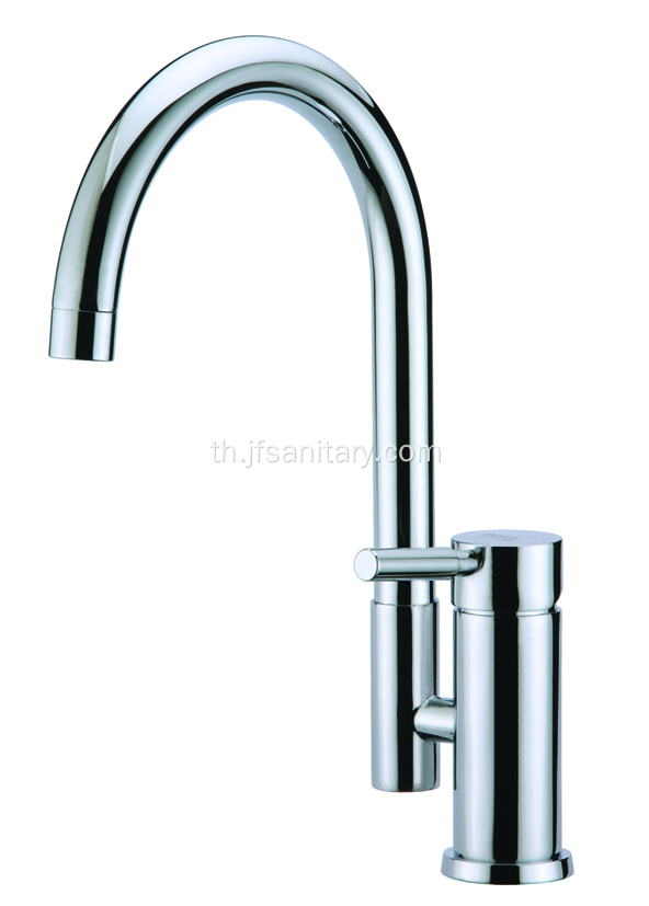 ก๊อกน้ำ Brass Kitchen Faucet พร้อมที่จับเดียว