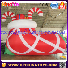commercial used inflatable Christmas sock model for sale