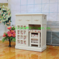 Wooden Dressing Makeup Dresser With Mirror And Drawer