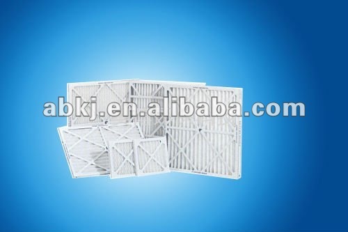 Panel air filter / mesh air filter