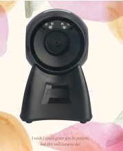 High Quality 1D 2D Platform Desktop barocde scanner POS Omnidirectional Bar code scanner PDF417 barcode reader