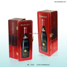 three pieces rect tin with lock