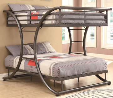 Uptown Full Over Full Metal Bunk Bed