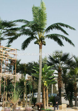 artificial fiberglass outdoor coconut palm tree sale fake tree decor