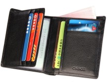 Hot sale leather wallet, 3 fold wallet