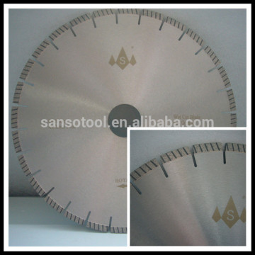 High efficiency laser turbo diamond cutting disc