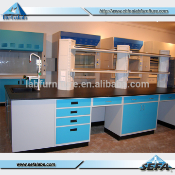 Science Engineering Laboratory Furniture Floor Mounted Full Steel Working Bench