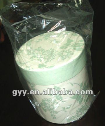 round flower printing paper box