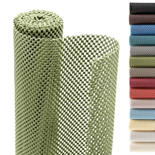 Washable Non-Adhesive PVC Drawer and Shelf Liner - Anti-Skid and Easy Grip