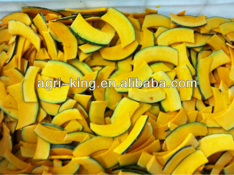 Frozen Sliced Sweet Pumpkin Vegetables Without Seeds