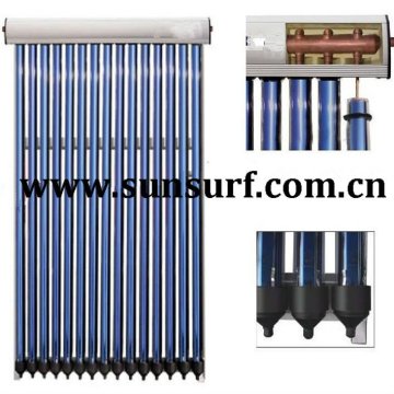 SunSurf SC-C01 SRCC Keymark diy heat pipe solar heating collectors