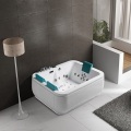 Luxury 3 Persons Free Standing Large Massage Bathtub