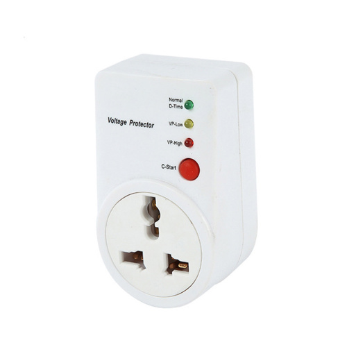 Voltage Protector Eu Plug With Universal Socket