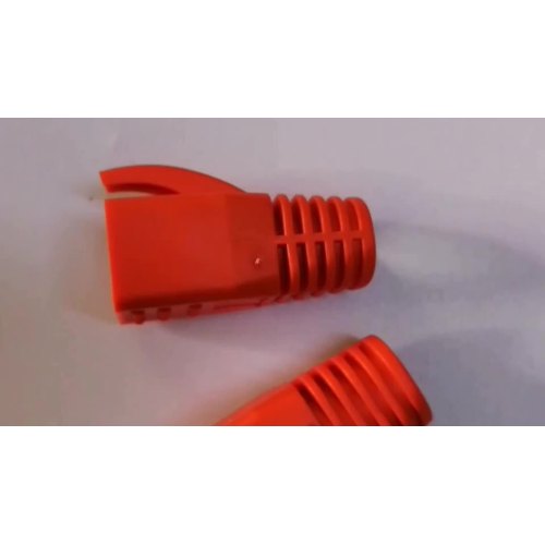 RoHS Compliant RJ45 PVC Connector Boot Rangkaian Colorful