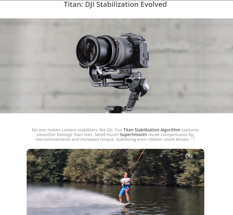 2020 hot new DJI RSC 2 /RSC 2 Pro Combo Gimbal 1 inch OLED screen 3kg payload Multi-scene solution 14hrs fast charge battery