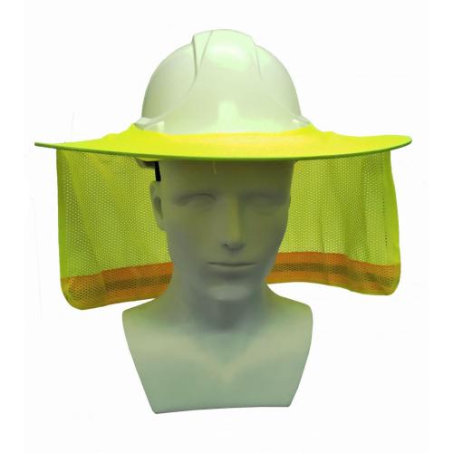 Sun Neck Shield Full Brim Sunshade untuk Helmet Keselamatan