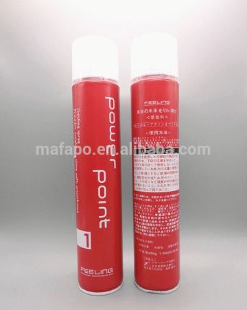 aerosol can hair mousse professional salon hair spray