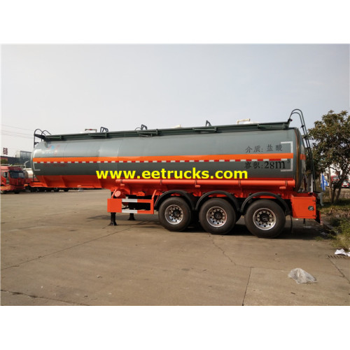 28m3 3 ejes HCl Delivery Trailers